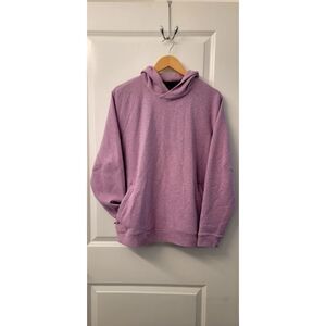 Lululemon Textured Double Knit Cotton Hoodie in Heather Lavender Men's Sz. Med